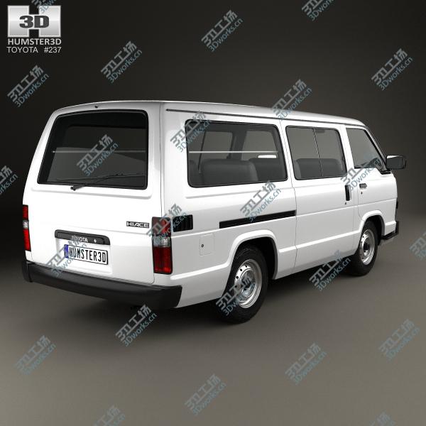 images/goods_img/202104092/3D Toyota Hiace Passenger Van 1982 model/2.jpg